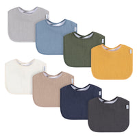 8-Pack Baby Boys Multi Drooling  Bibs