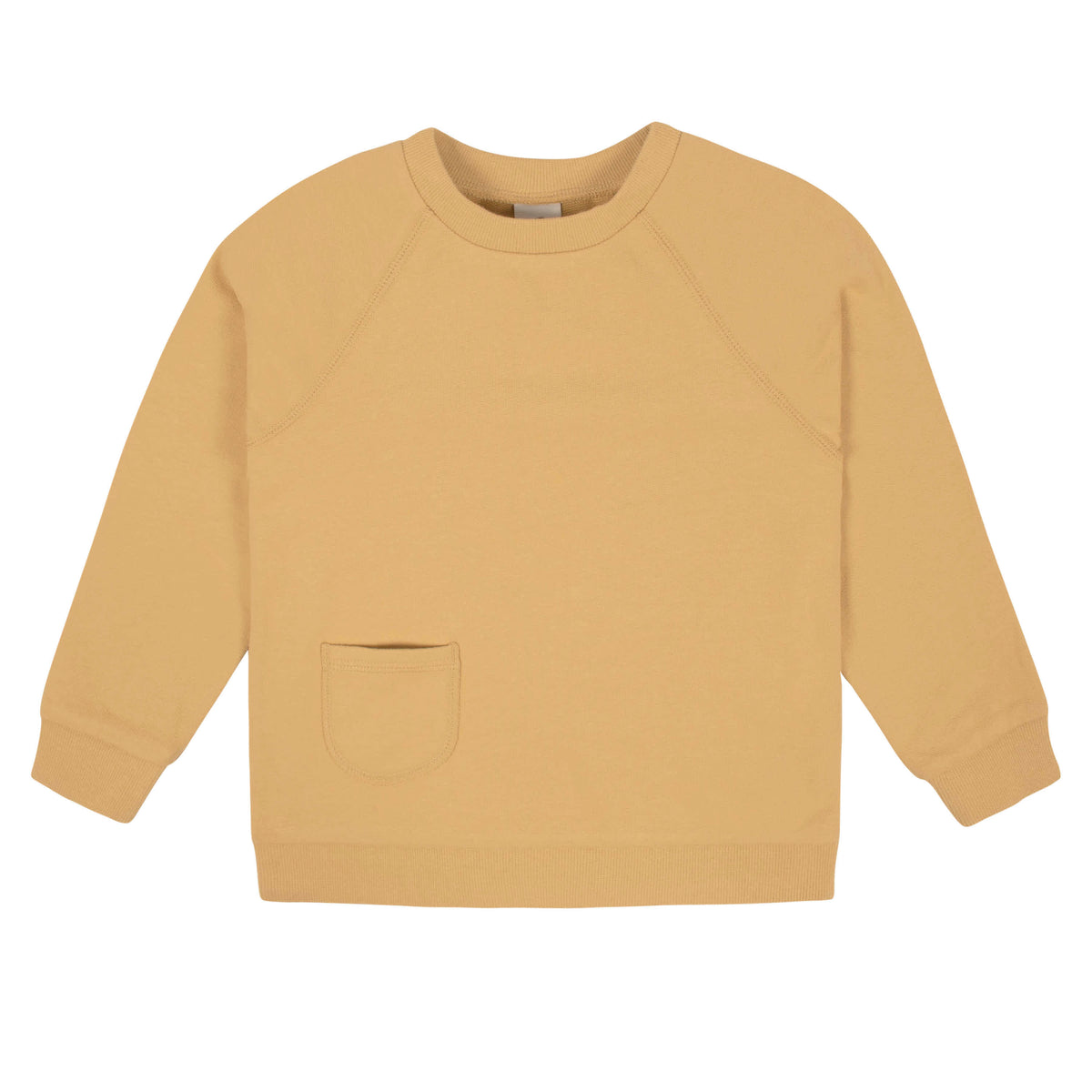 2-Piece Infant & Toddler Boys Mustard French Terry Pullover & Jogger Set, view 2