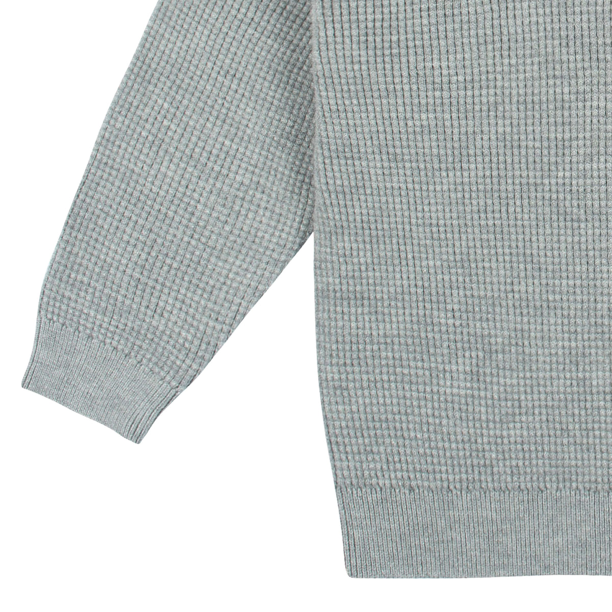 2-Piece Infant and Toddler Boys Grey Heather Sweater Knit Set, view 4