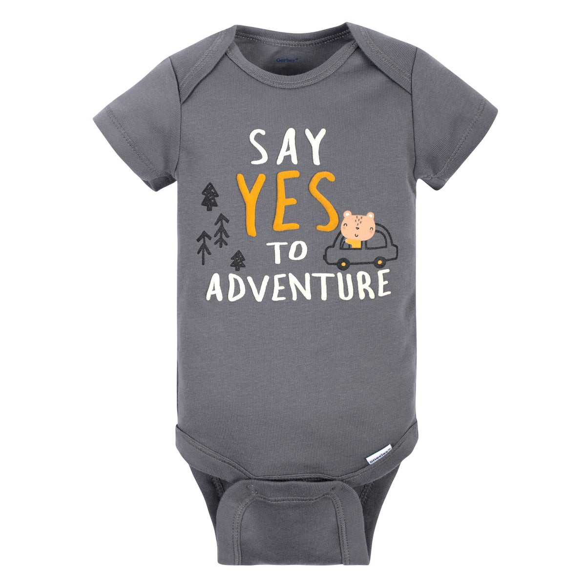 5-Pack Baby Boys Construction Short Sleeve Onesies Bodysuits, view 2