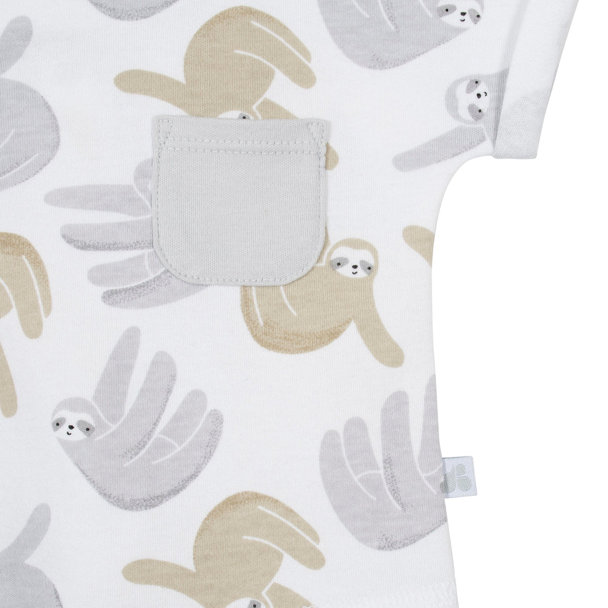 2-Piece Baby Neutral Ombre Neutral Top and Pants Set, view 2