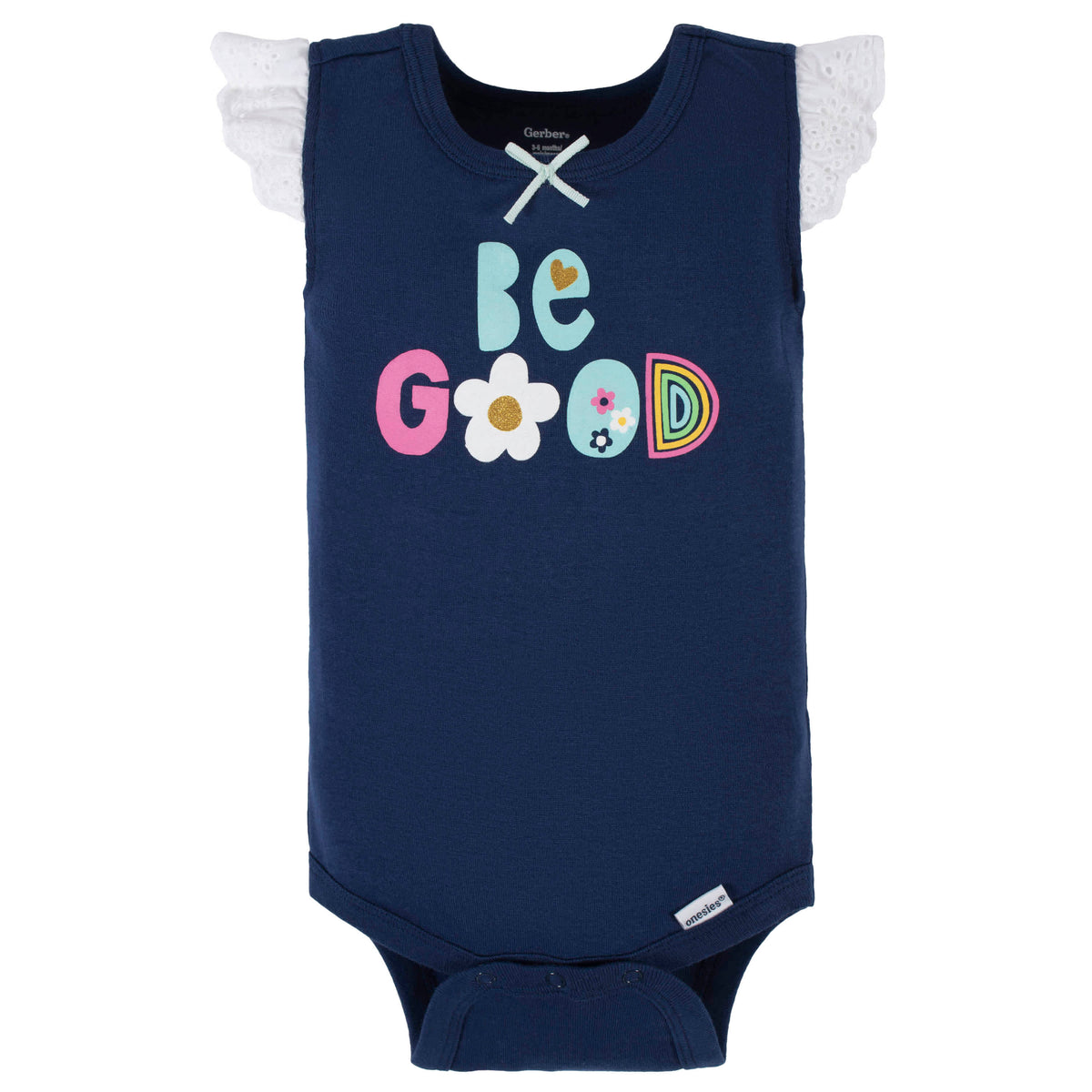 4-Pack Baby Girls Unicorn Tank Onesies Bodysuits, view 6