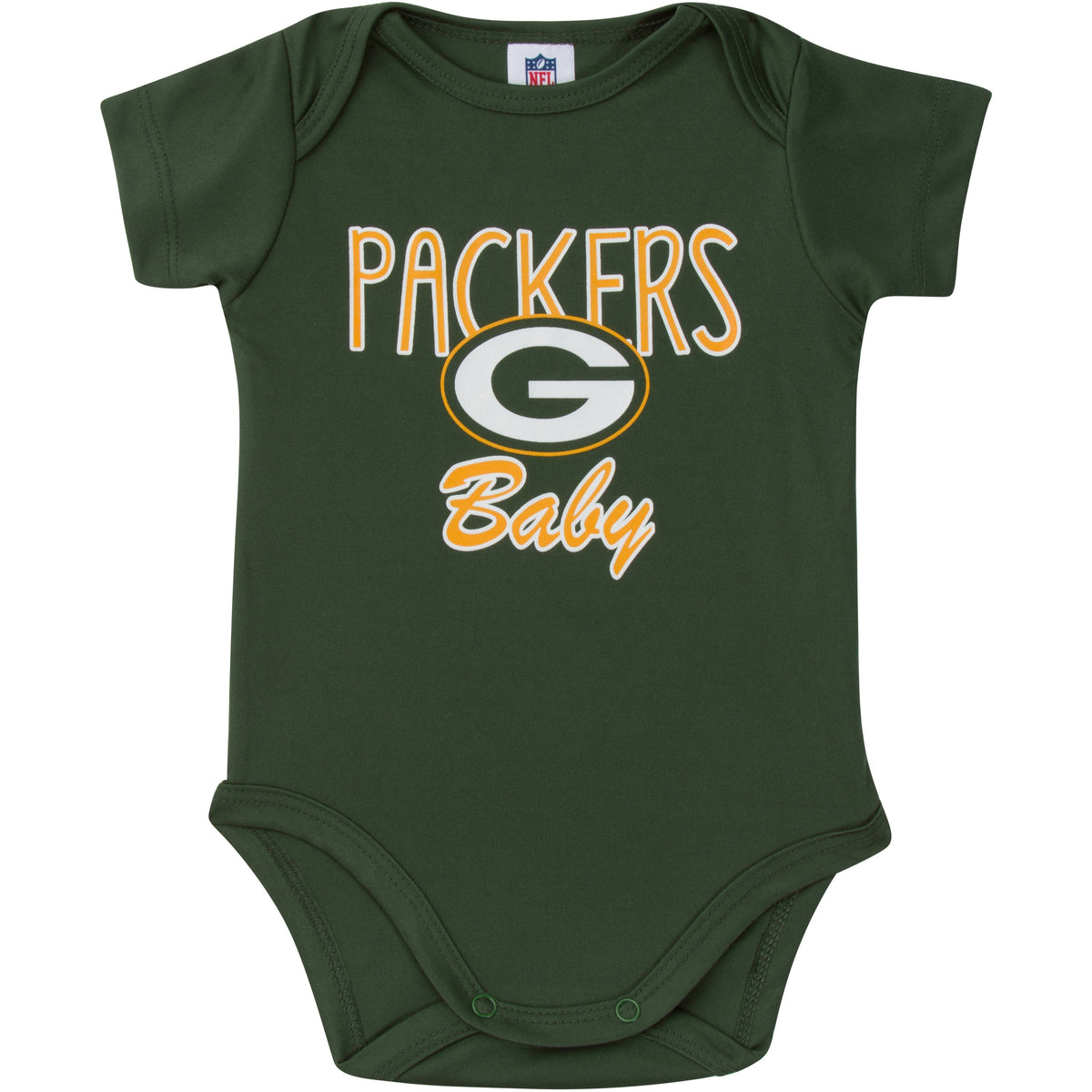 Green Bay Packers Toddler Boys Short Sleeve Bodysuit