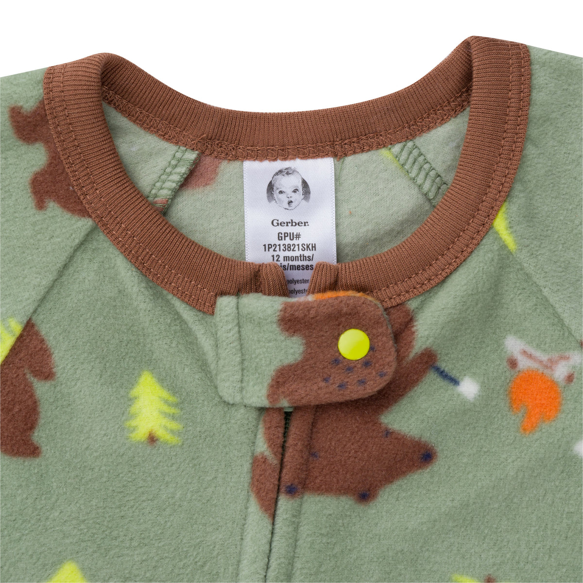 2-Pack Baby & Toddler Boys Bears Fleece Pajamas, view 2