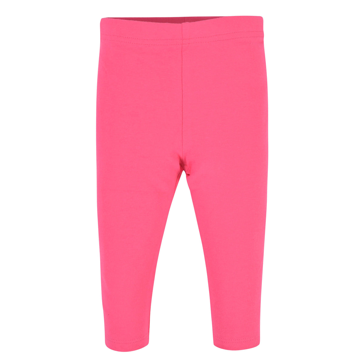 3-Pack Baby and Toddler Girls Hot Pink & Navy Premium Leggings, view 2