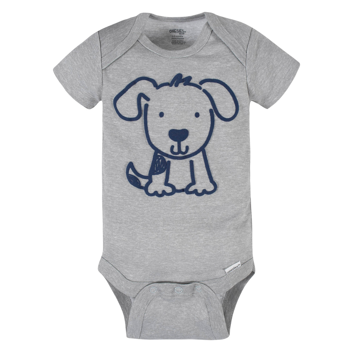 6-Piece Baby Boys Dog Onesies Bodysuits & Pants Set, view 2