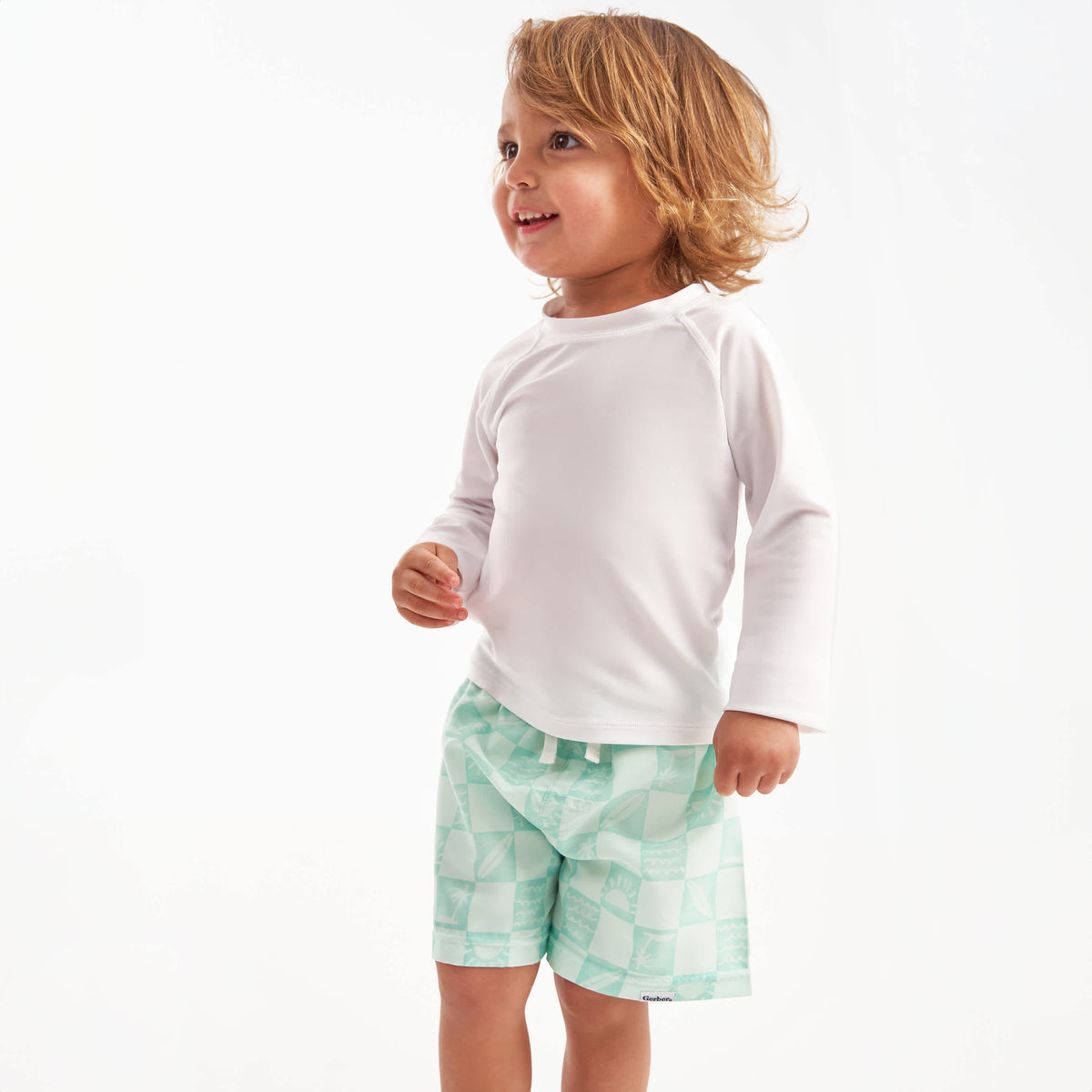 2-Pack Baby & Toddler Boys Surf Swim Trunks, view 4