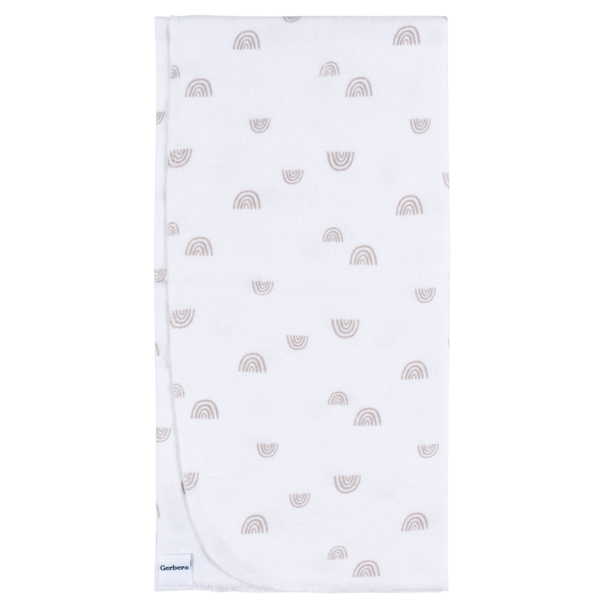 4-Pack Baby Neutral Boho Rainbow Flannel Blankets, view 3