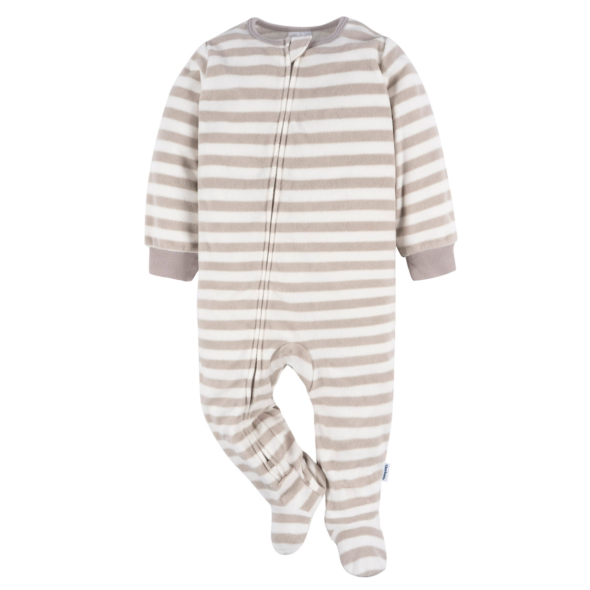 2-Pack Baby & Toddler Neutral Stars Fleece Pajamas, view 2