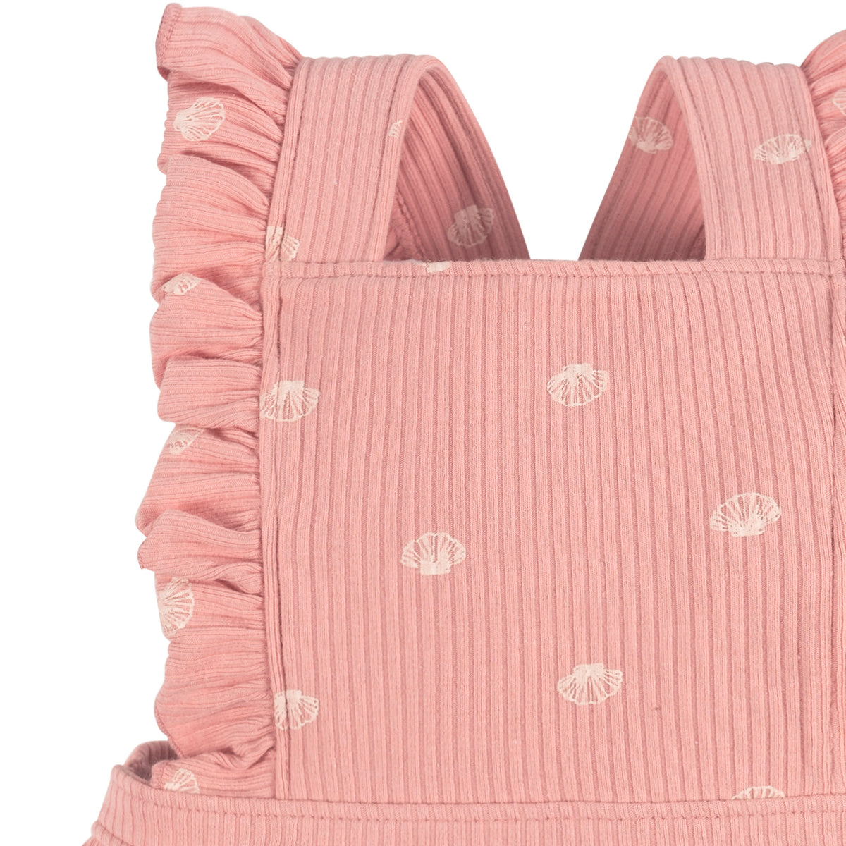 Baby Girls Seashell Sunsuit Romper, view 2