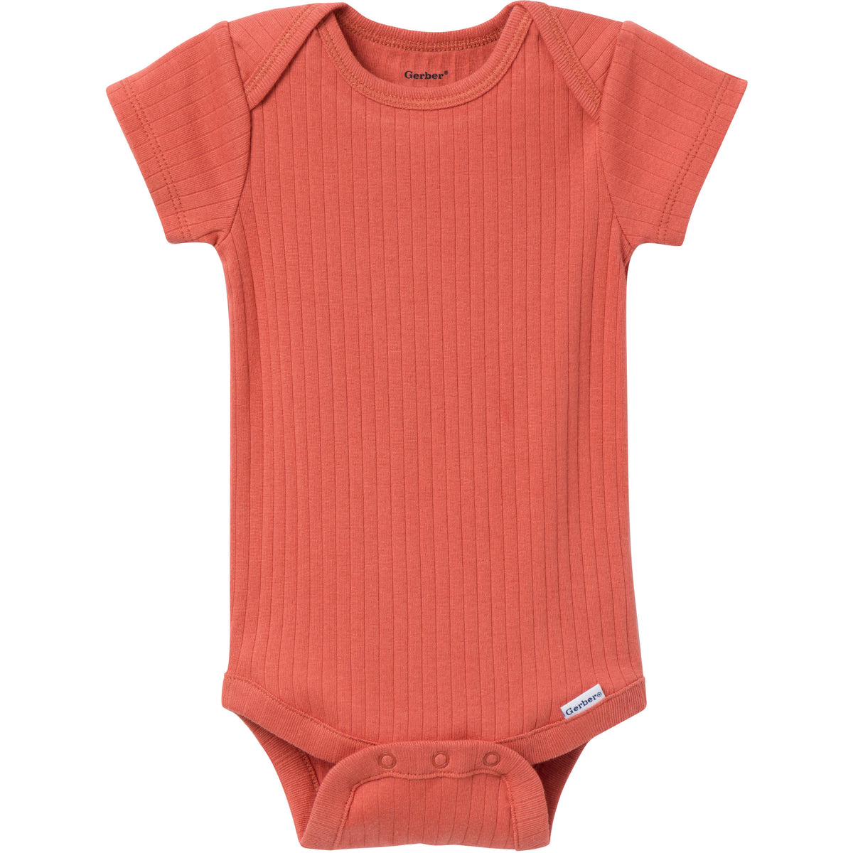 6-Pack Baby Girls Red Onesies Bodysuits, view 5