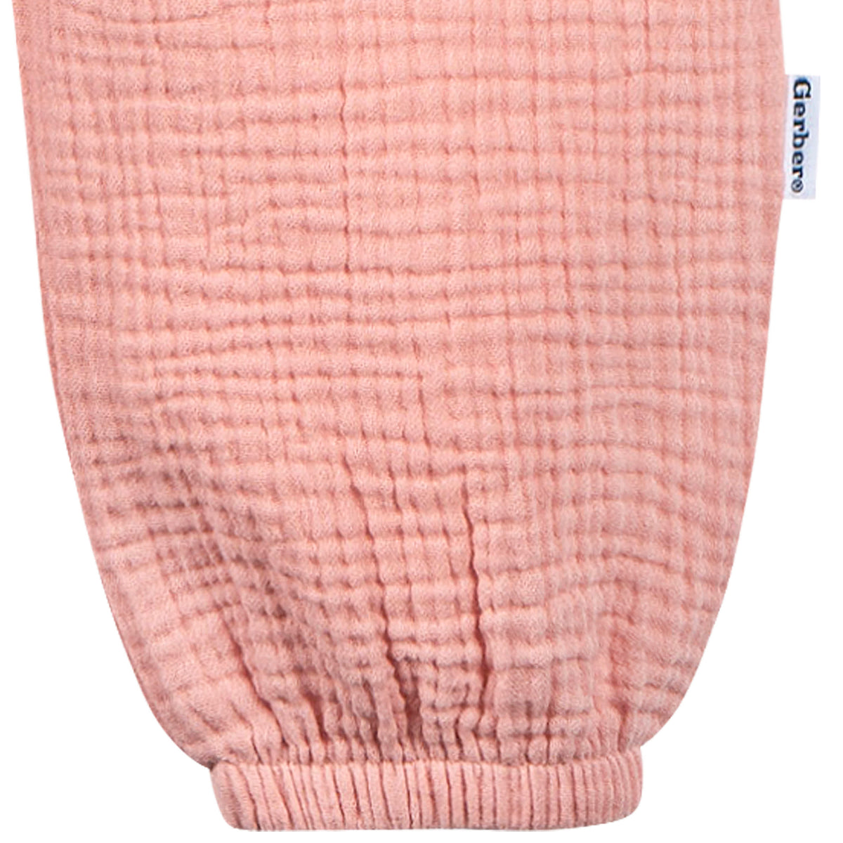 Toddler Girls Rose Pink Halter Romper, view 3