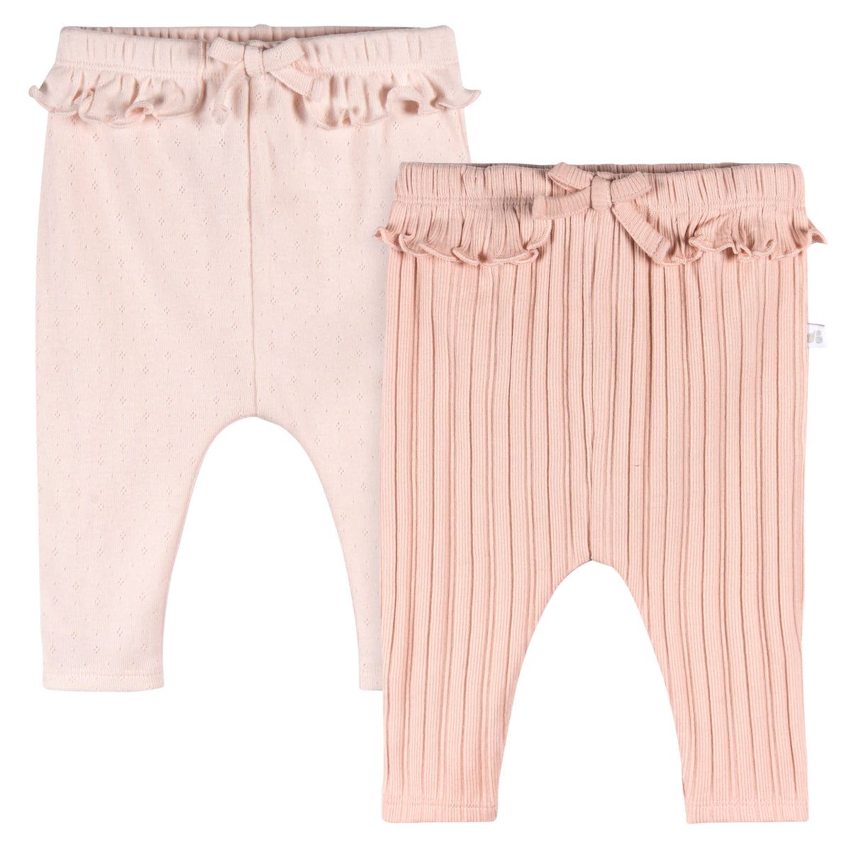 2-Pack Baby Girls Pink Pants
