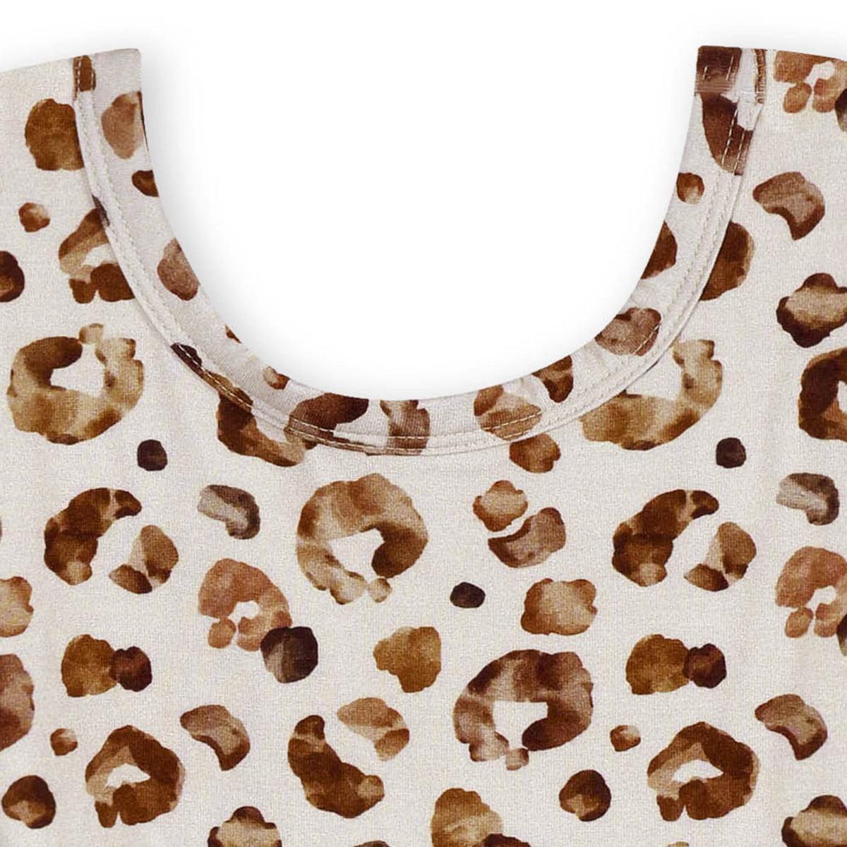 Infant & Toddler Girls Spotted Leopard Buttery Soft Viscose Made from Eucalyptus Twirl Dress, view 5