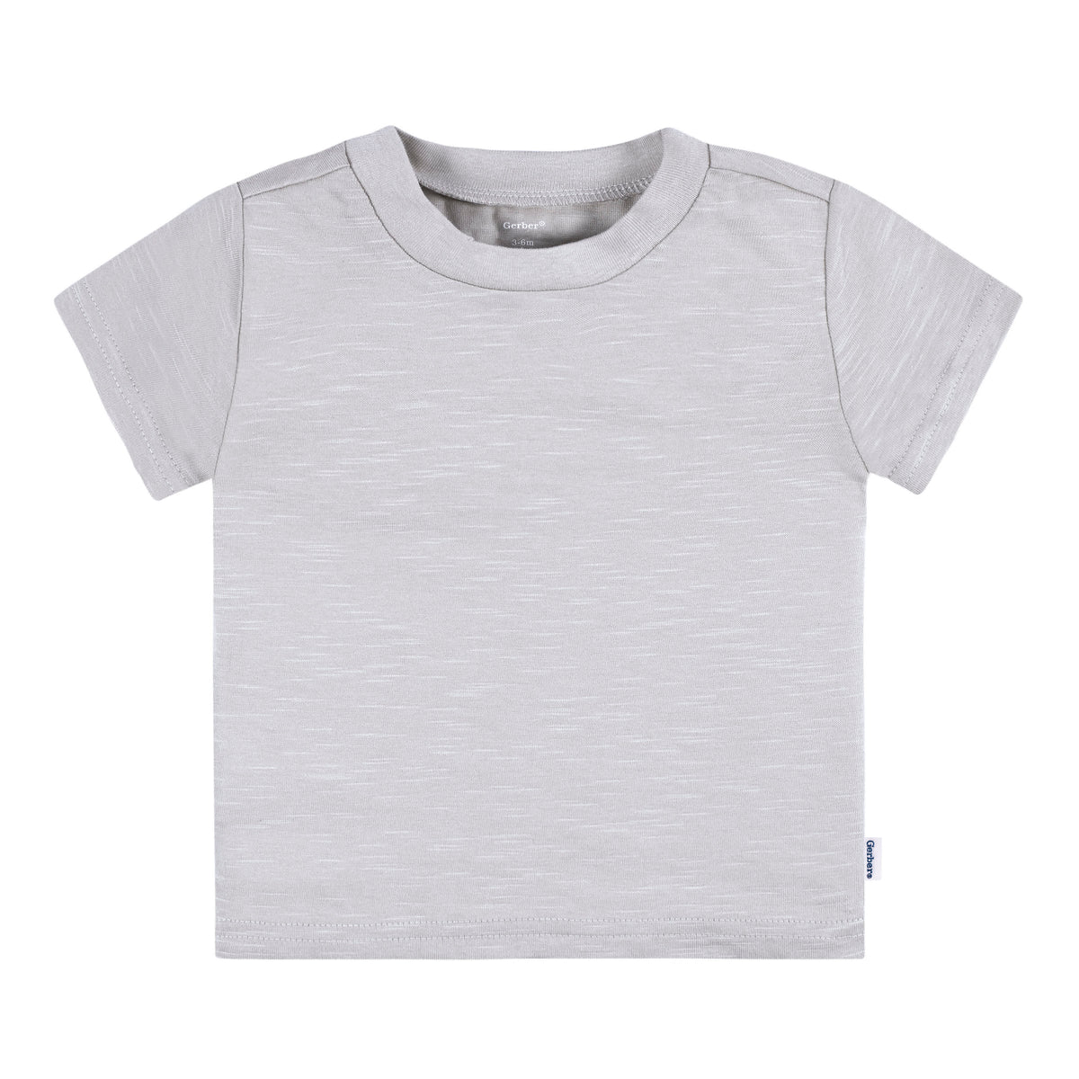 5-Pack Baby Neutral Greys Short Sleeve Tees, view 6