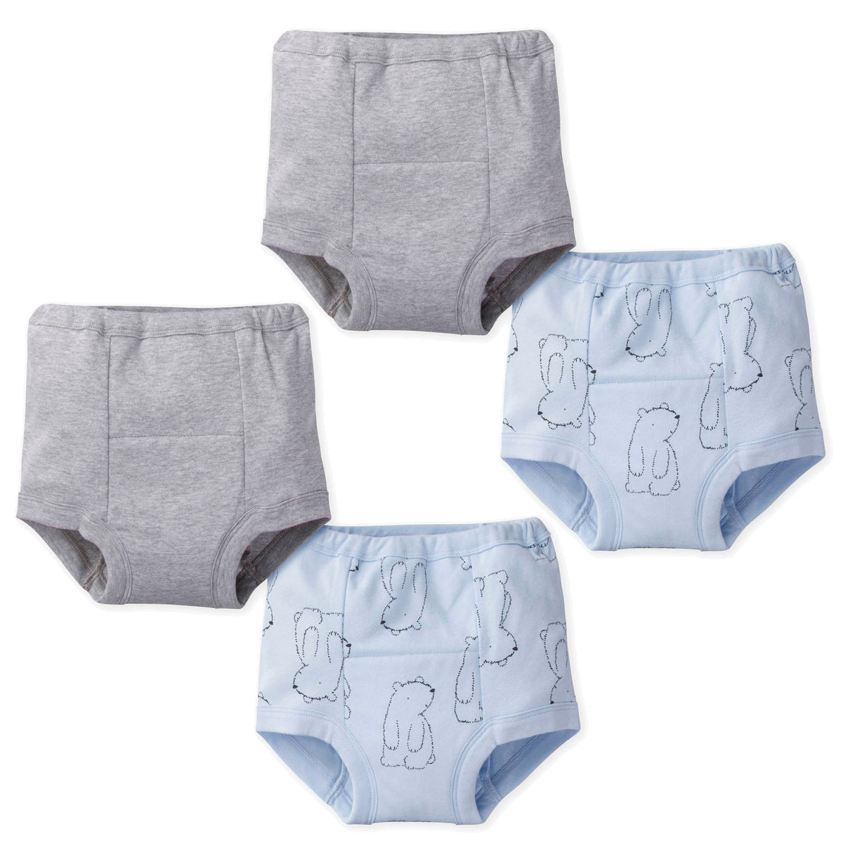 4-Pack Boys Bear Training Pants