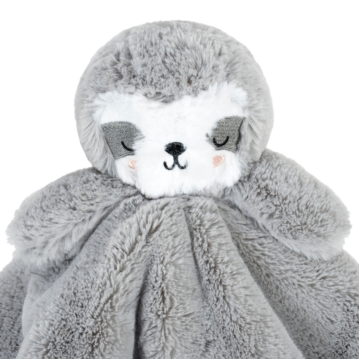 Just Born Baby Neutral Sloth Security Blanket, view 2