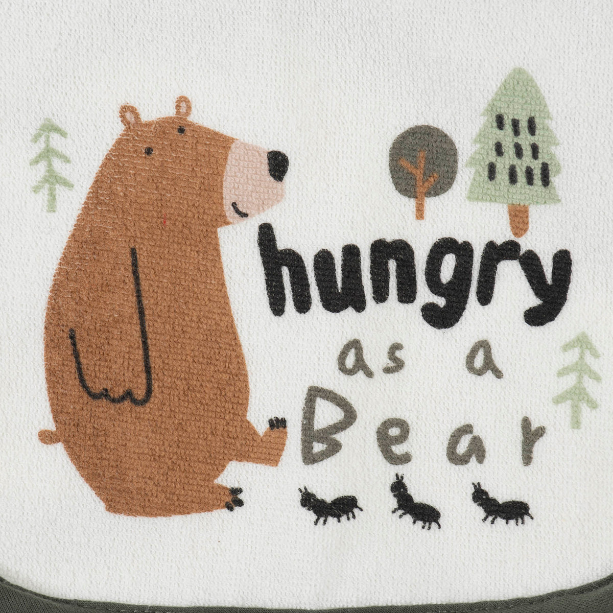 3-Pack Baby Boys Bear Bibs, view 3