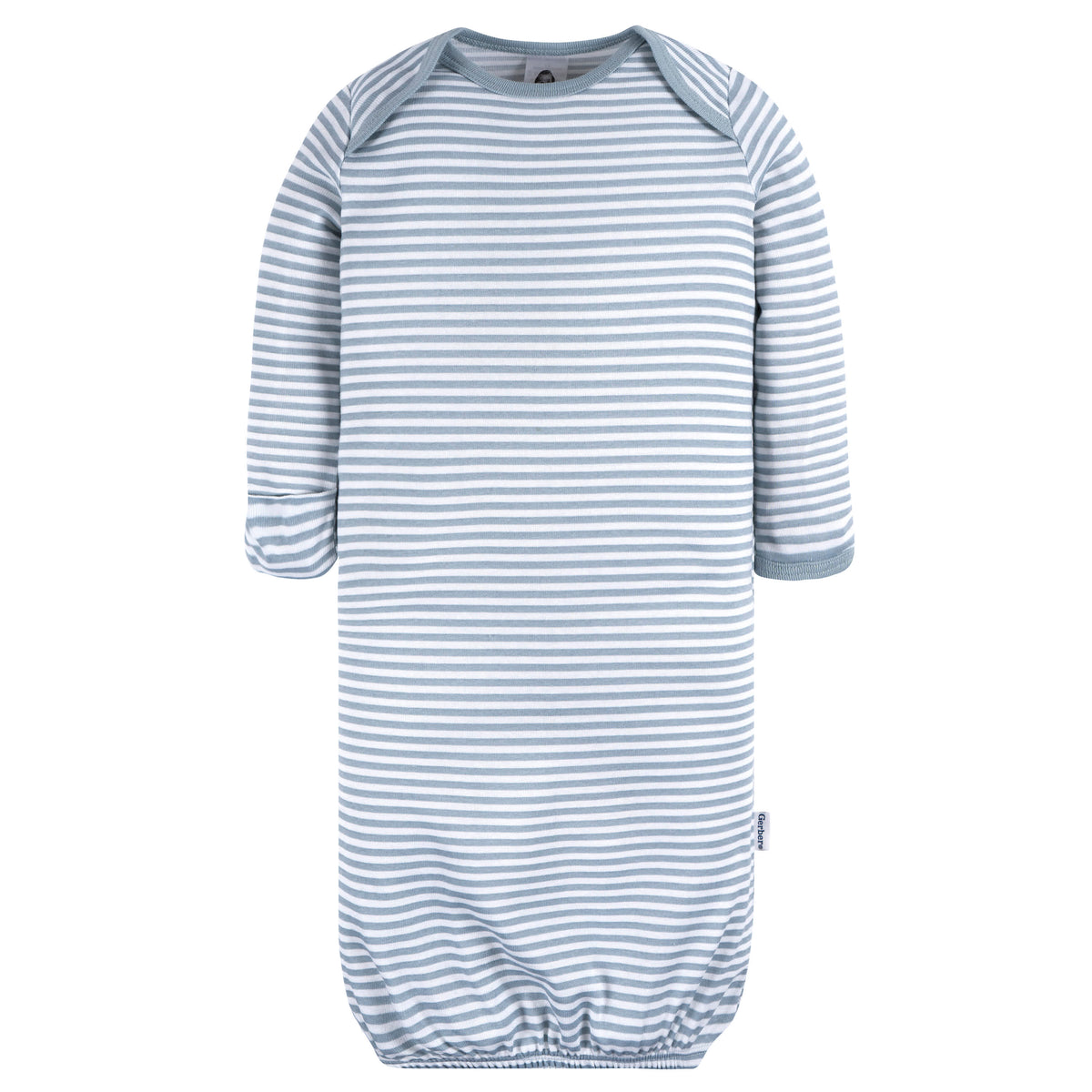 4-Pack Baby Boys Navy Dogs Gowns, view 4