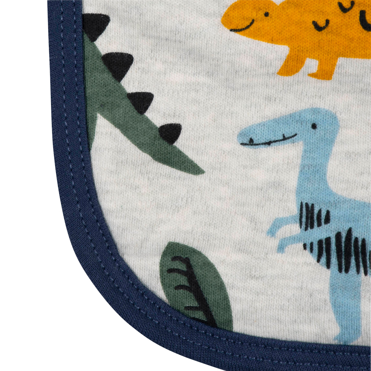 4-Pack Baby Boys Dino Burp Cloths, view 3