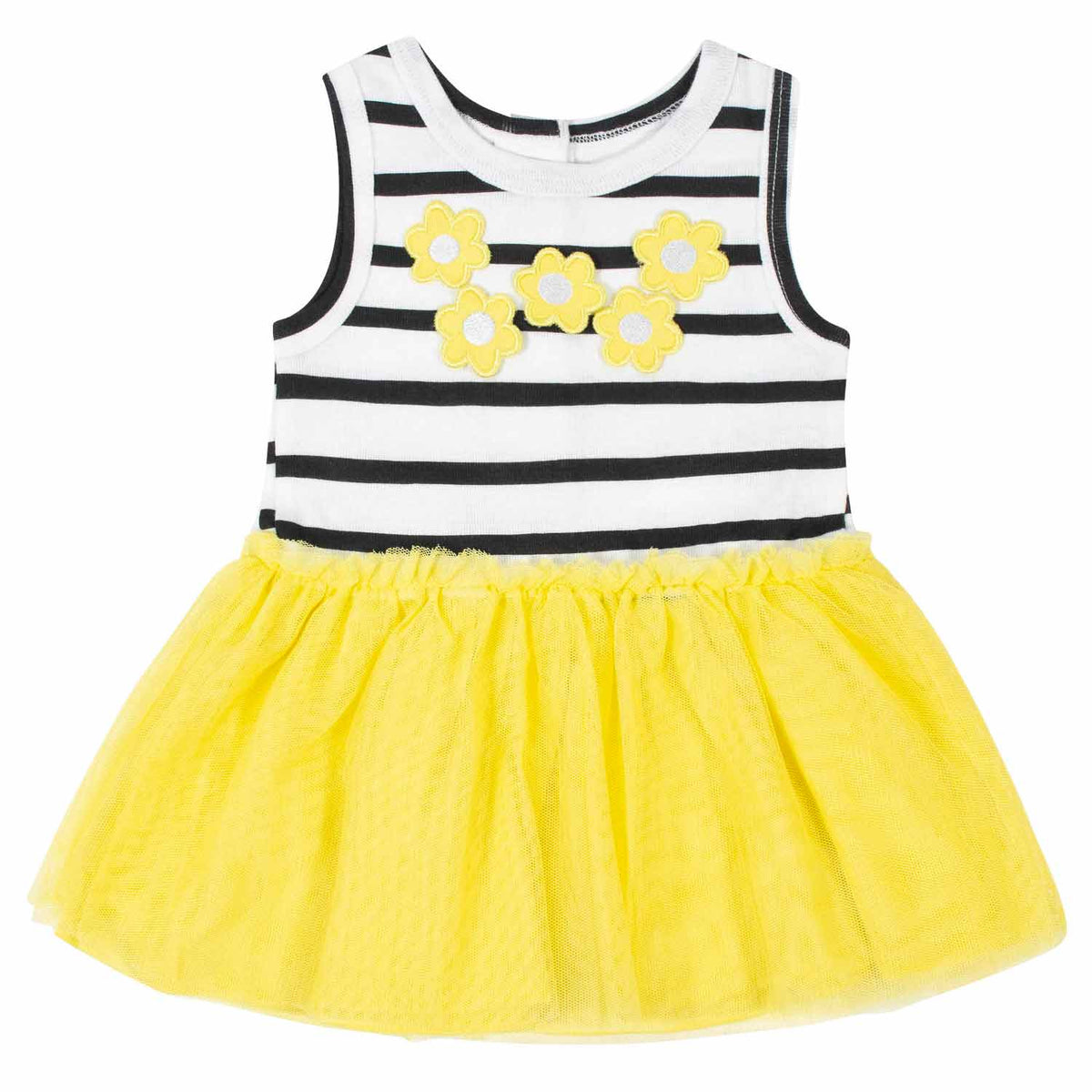 2-Piece Baby Girls Flowers Dress Set, view 2