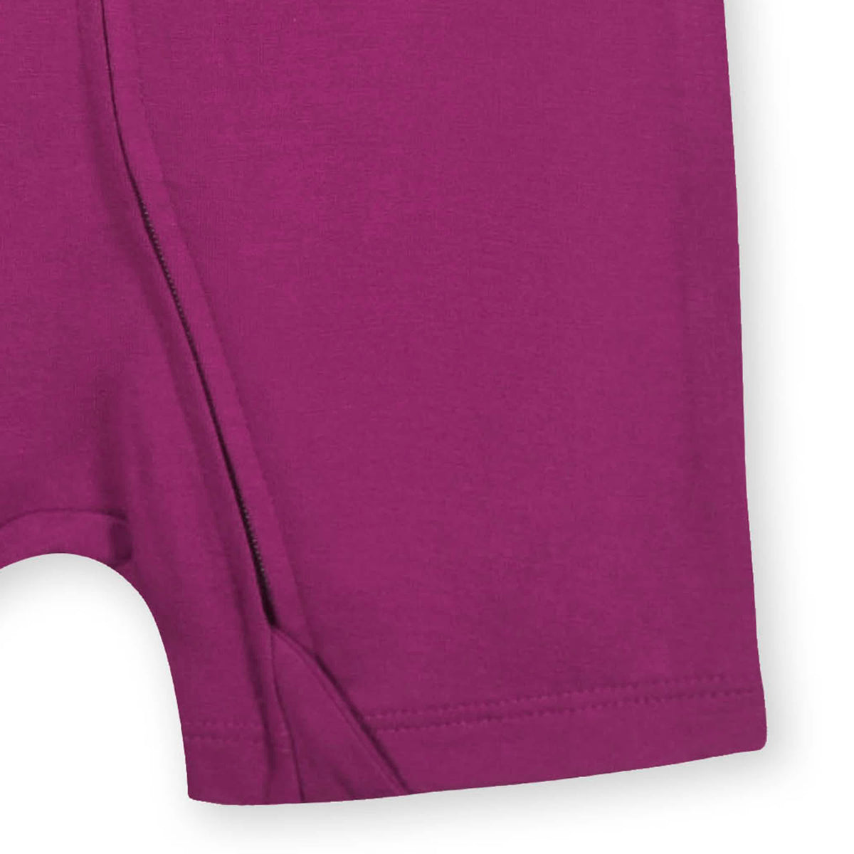 Baby Raspberry Buttery Soft Viscose Made from Eucalyptus Snug Fit Romper, view 5