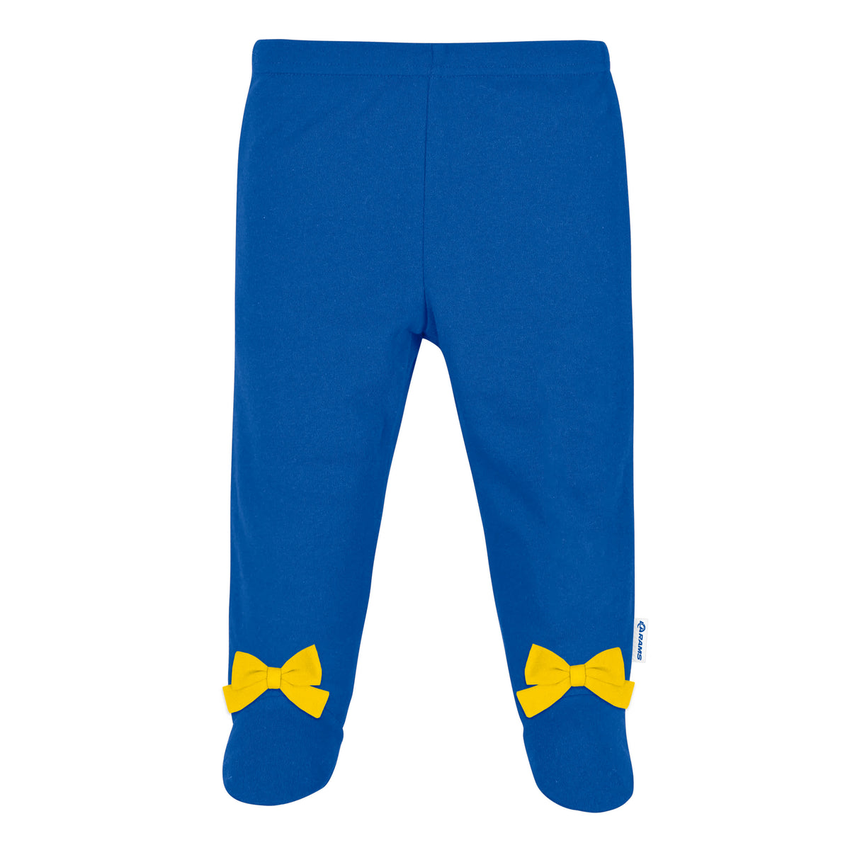 3-Piece Baby Girls Rams Bodysuit, Footed Pant, & Cap Set, view 4