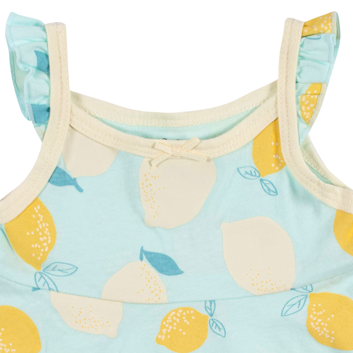3-Piece Baby & Toddler Girls Little Lemon Dress, Diaper Cover & Reversible Sun Hat Set, view 8