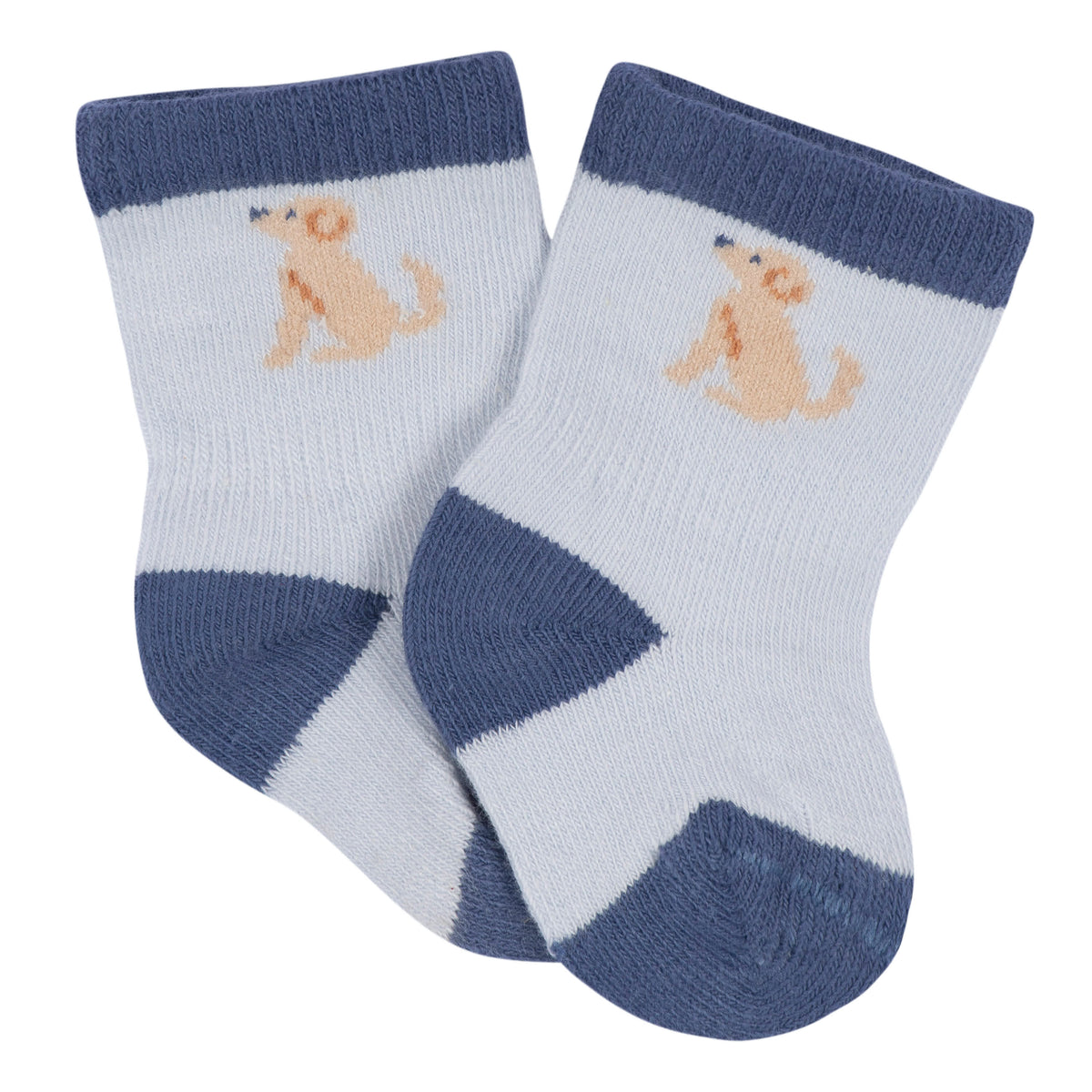 6-Pack Baby Boys Puppy Playground Wiggle Proof Socks, view 6
