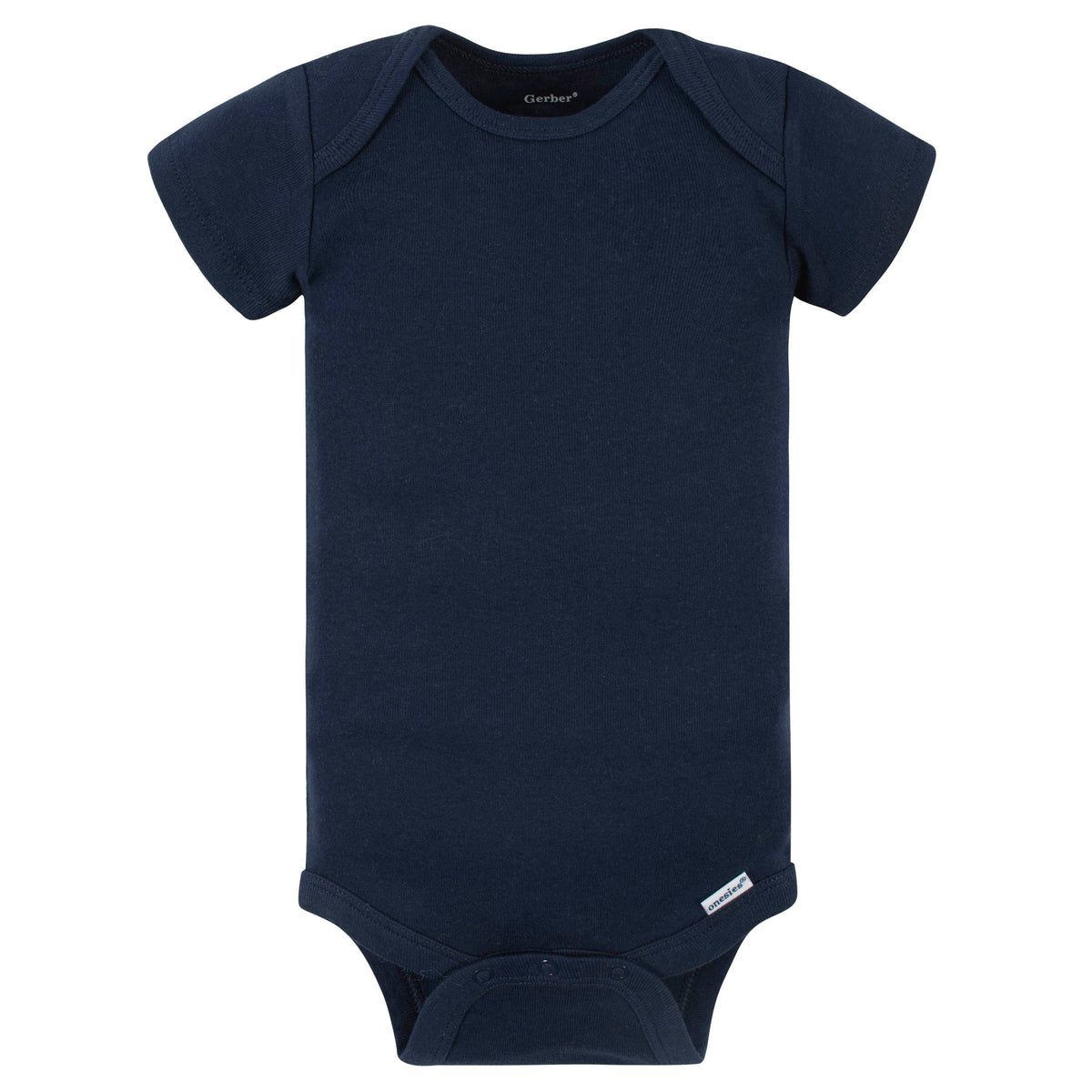 5-Pack Navy Onesies Bodysuits, view 2