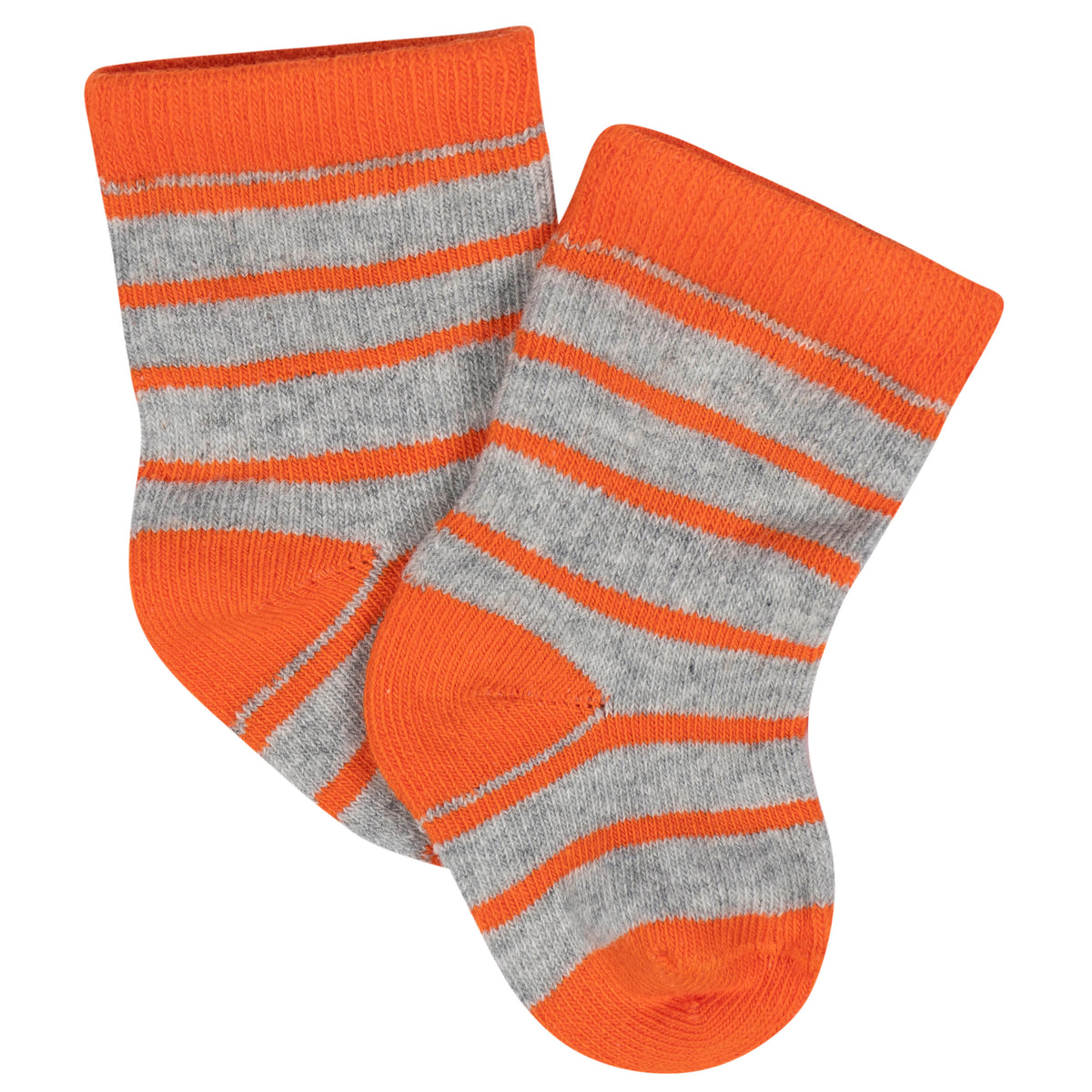 8-Pack Baby Boys Space Explorer Jersey Wiggle Proof Socks, view 5