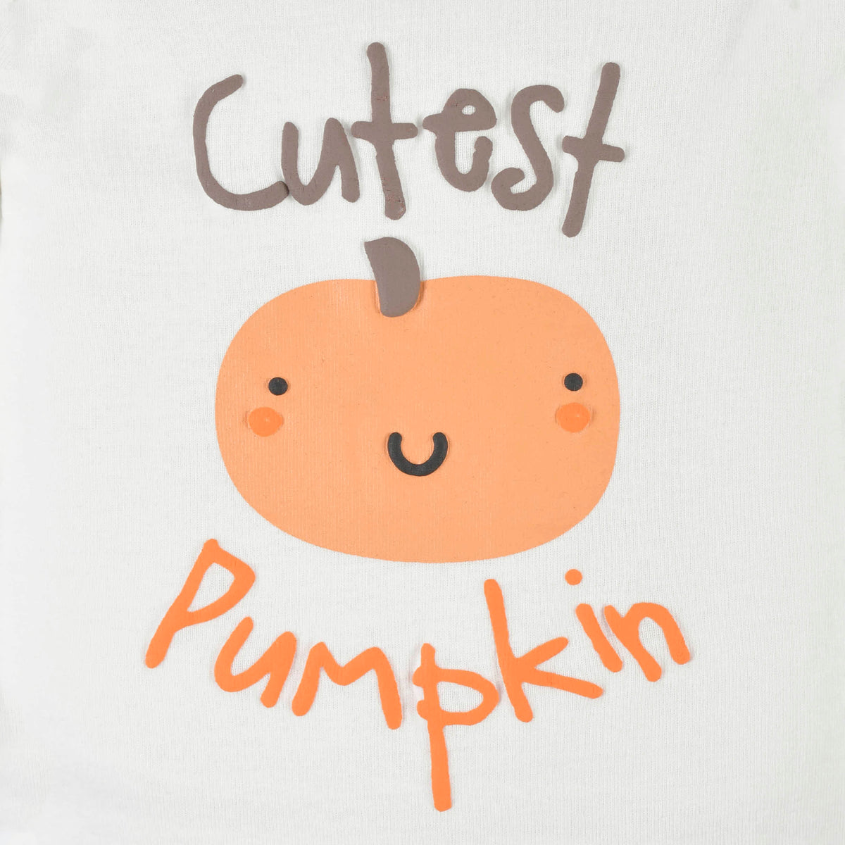 Baby Pumpkin Long Sleeve Onesies Bodysuit, view 3