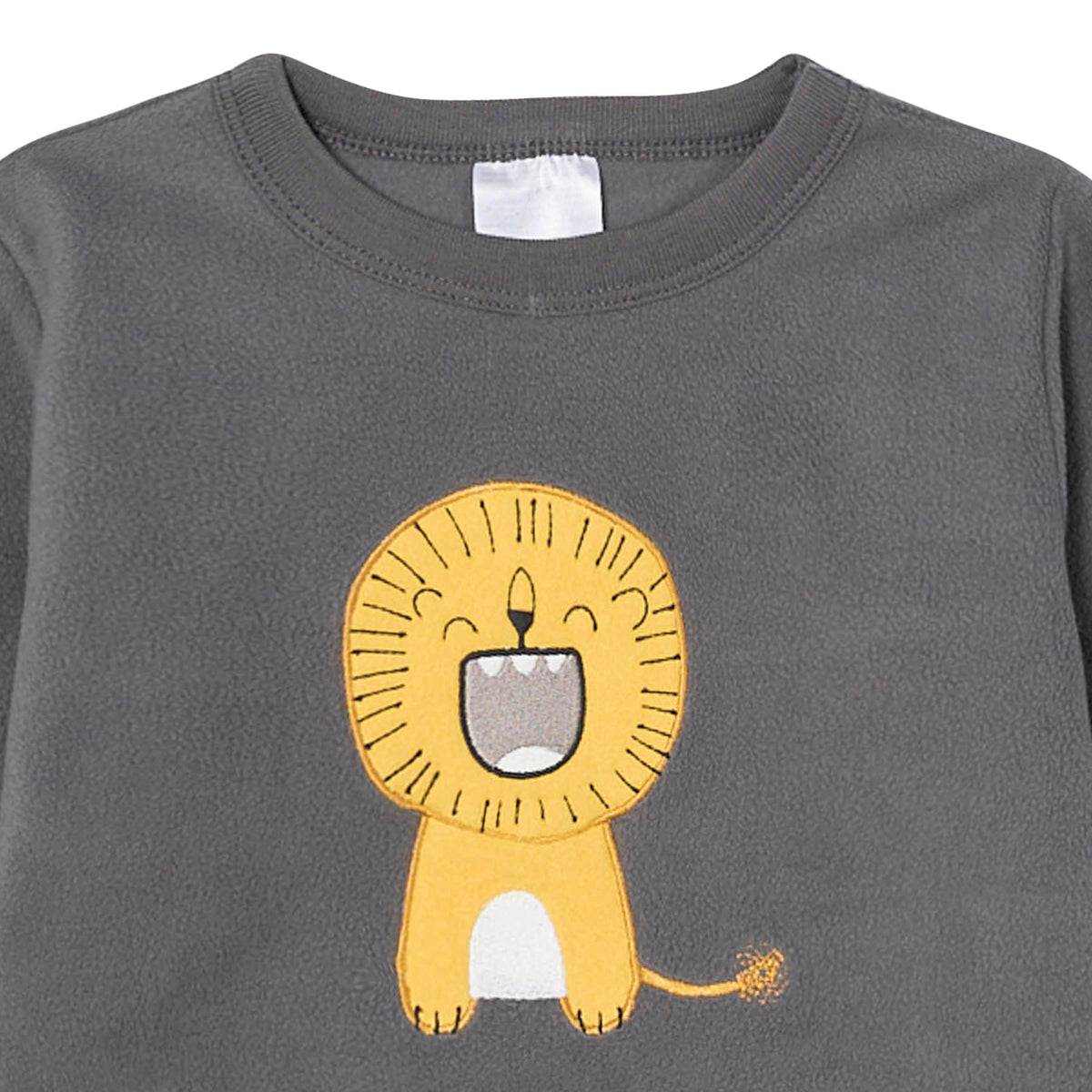 2-Piece Toddler Boys Lion Fleece Pajamas, view 2