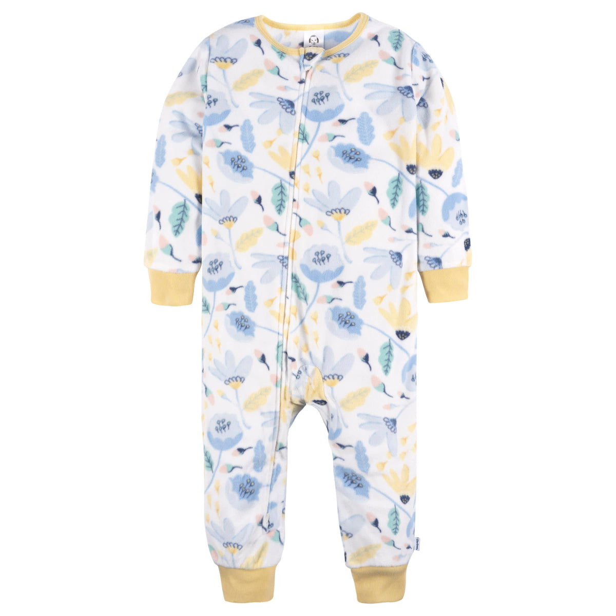 3-Pack Infant & Toddler Girls Multi Floral Footless Fleece Pajamas, view 6