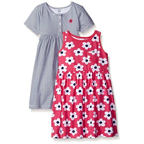 2-Piece Toddler Girls Big Flowers Dress Set