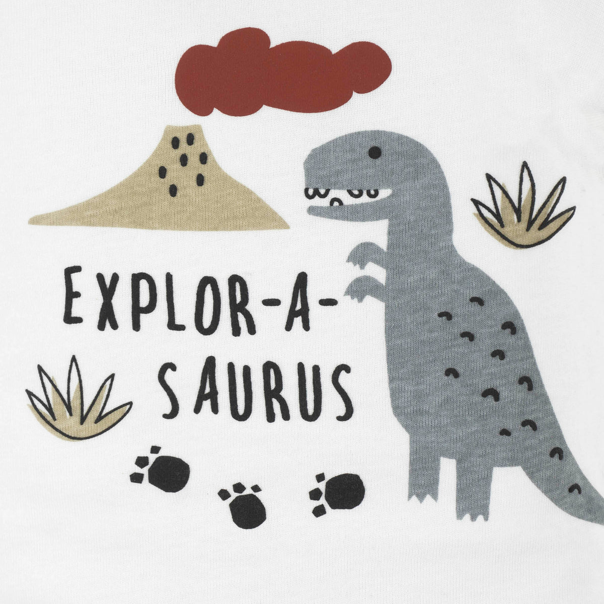 4-Piece Baby Boys Dino Outfit Set, view 4