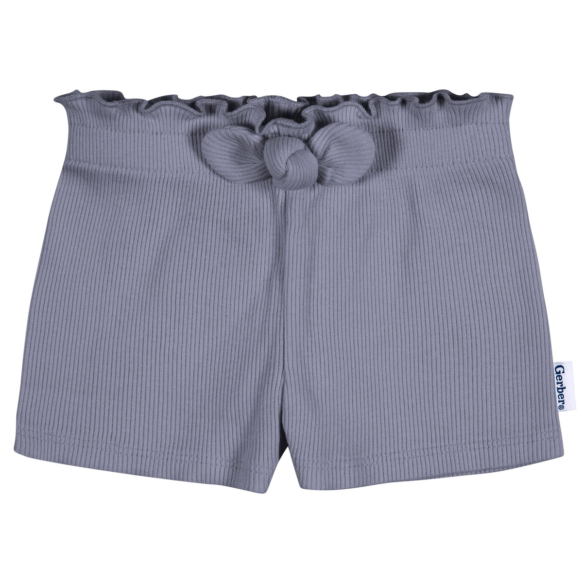 3-Pack Baby & Toddler Girls Pink/Blue Pull-On Knit Short, view 2