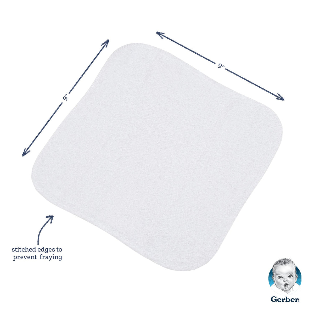 10-Pack Baby Bear Washcloths, view 7