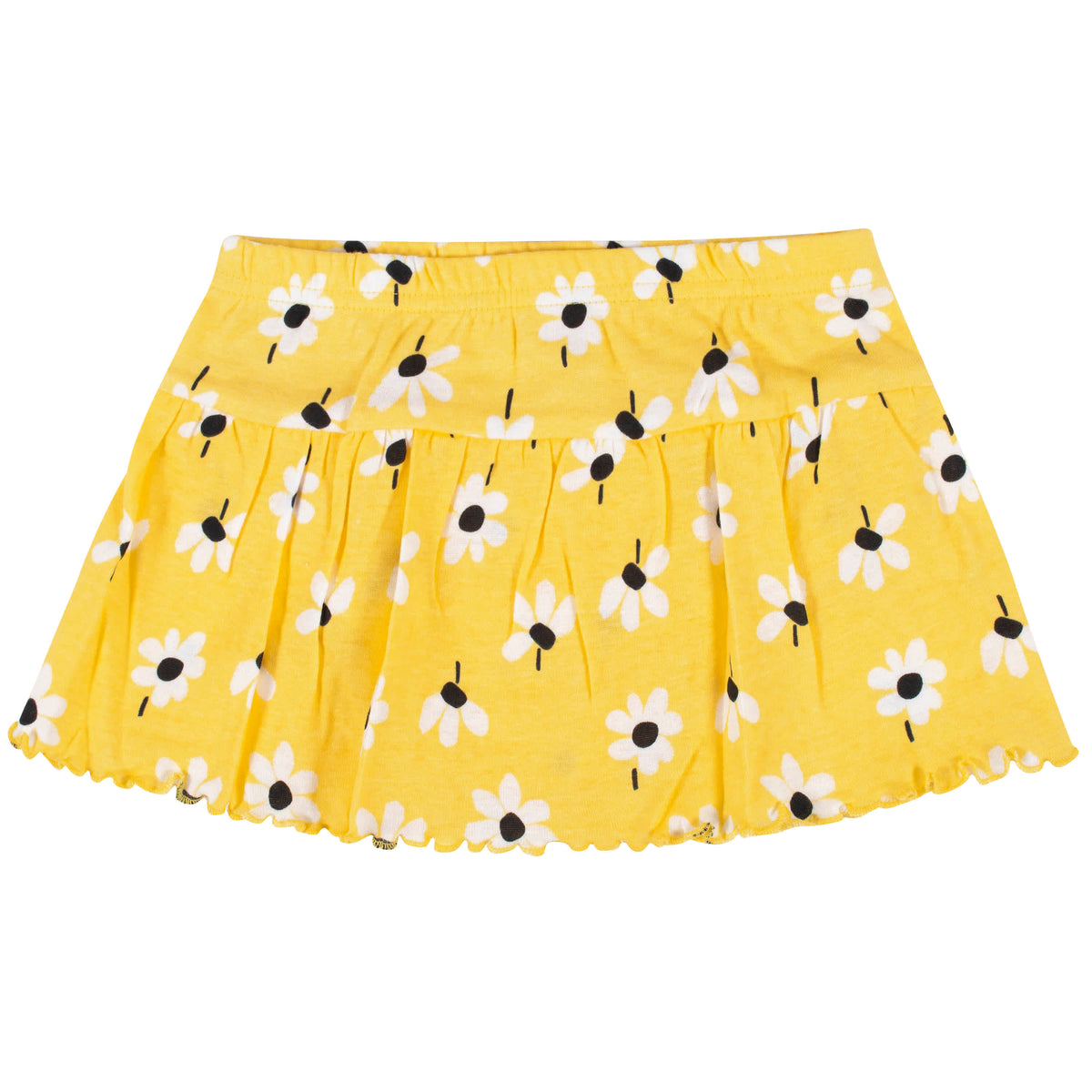 4-Piece Infant & Toddler Girls Bee Garden Tees, Skort & Pants Set, view 8