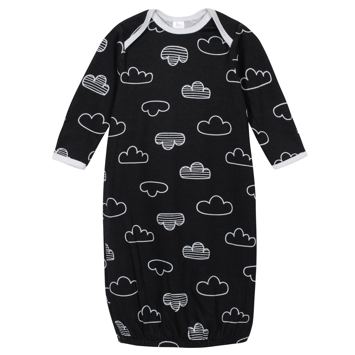 2-Piece Baby Boys Nature Gown and Cap Set, view 2