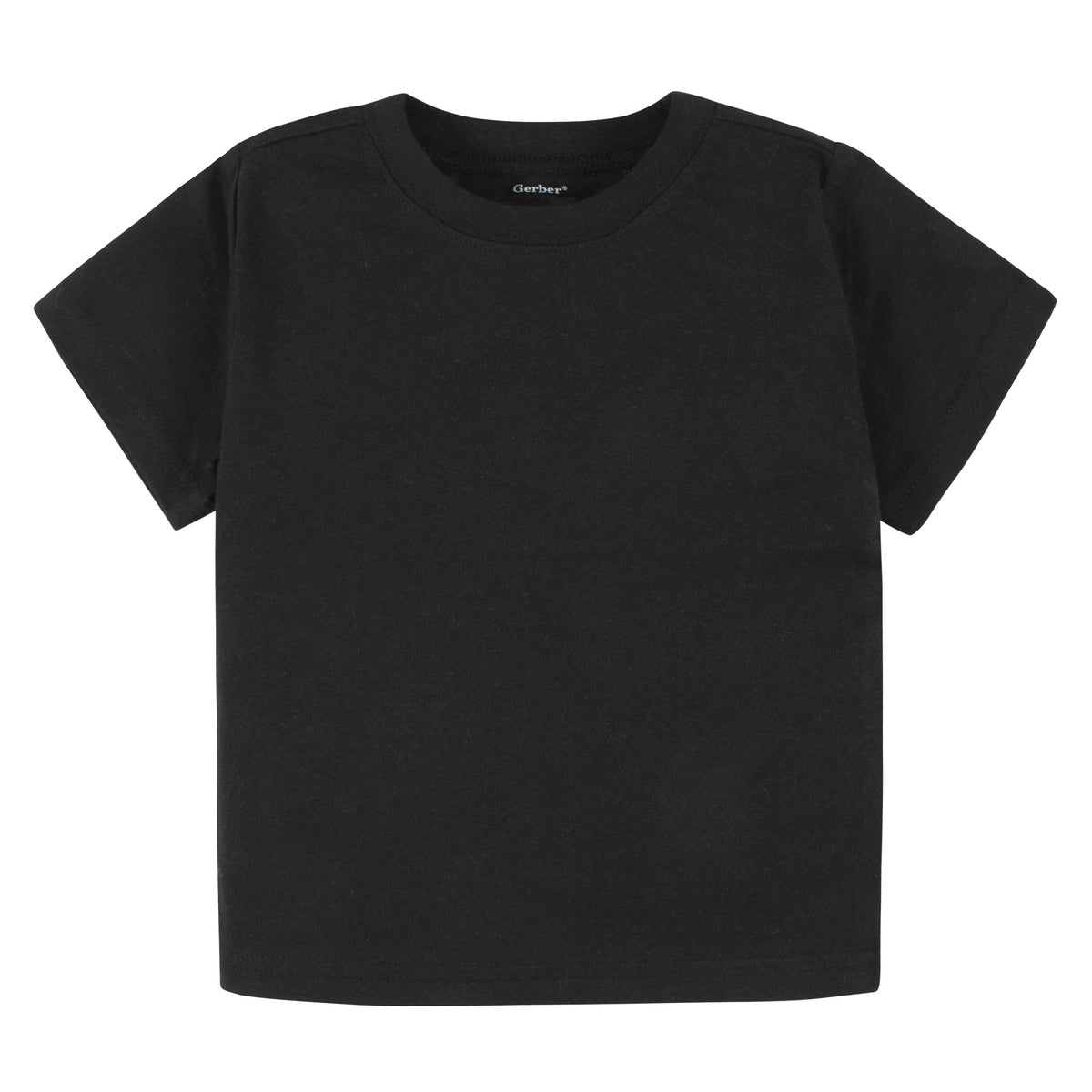5-Pack Black Short Sleeve Premium Tees, view 3