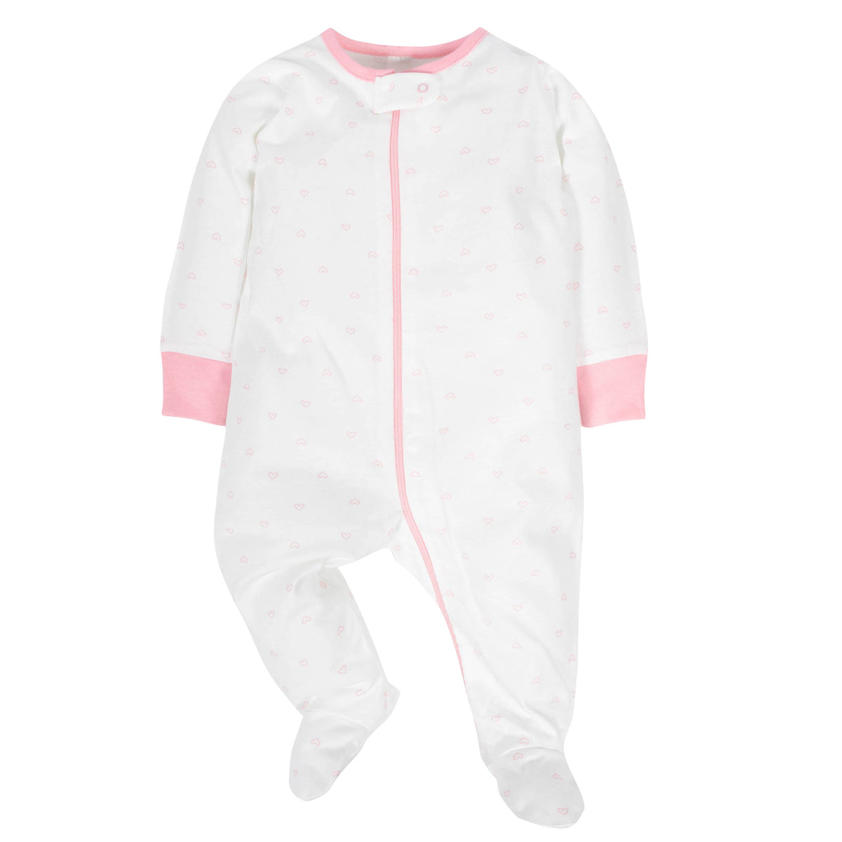 4-Pack Baby Girls Castle Zip Front Sleep ‘n Plays, view 2