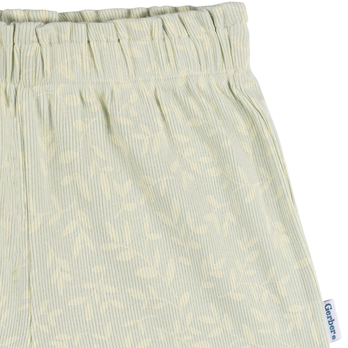 2-Piece Infant & Toddler Girls Green Leaves Shirt and Shorts Set, view 10