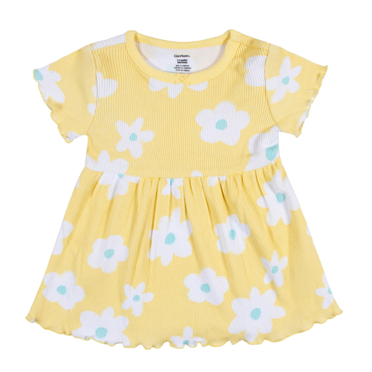 2-Pack Baby & Toddler Girls Picnic Day Dreams Short Sleeve Cotton Dresses, view 3