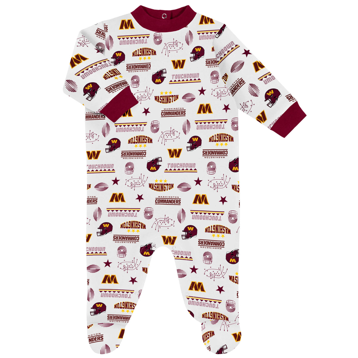 3-Piece Baby Boys Commanders Bodysuit, Sleep 'N Play & Cap Set, view 3