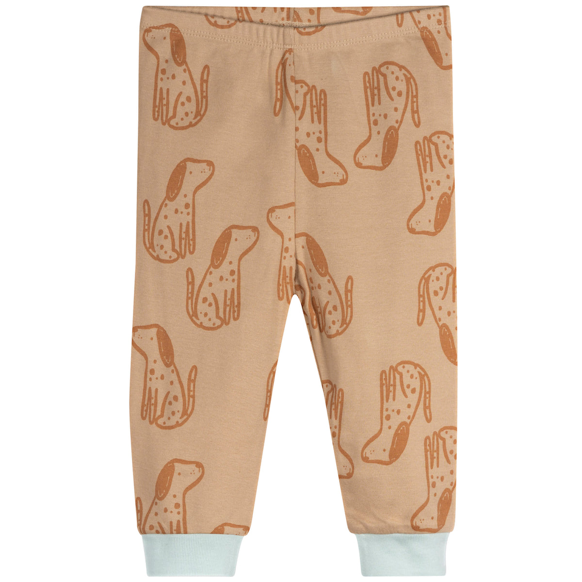 4-Piece Baby Neutral Dogs Pajamas Sets, view 5