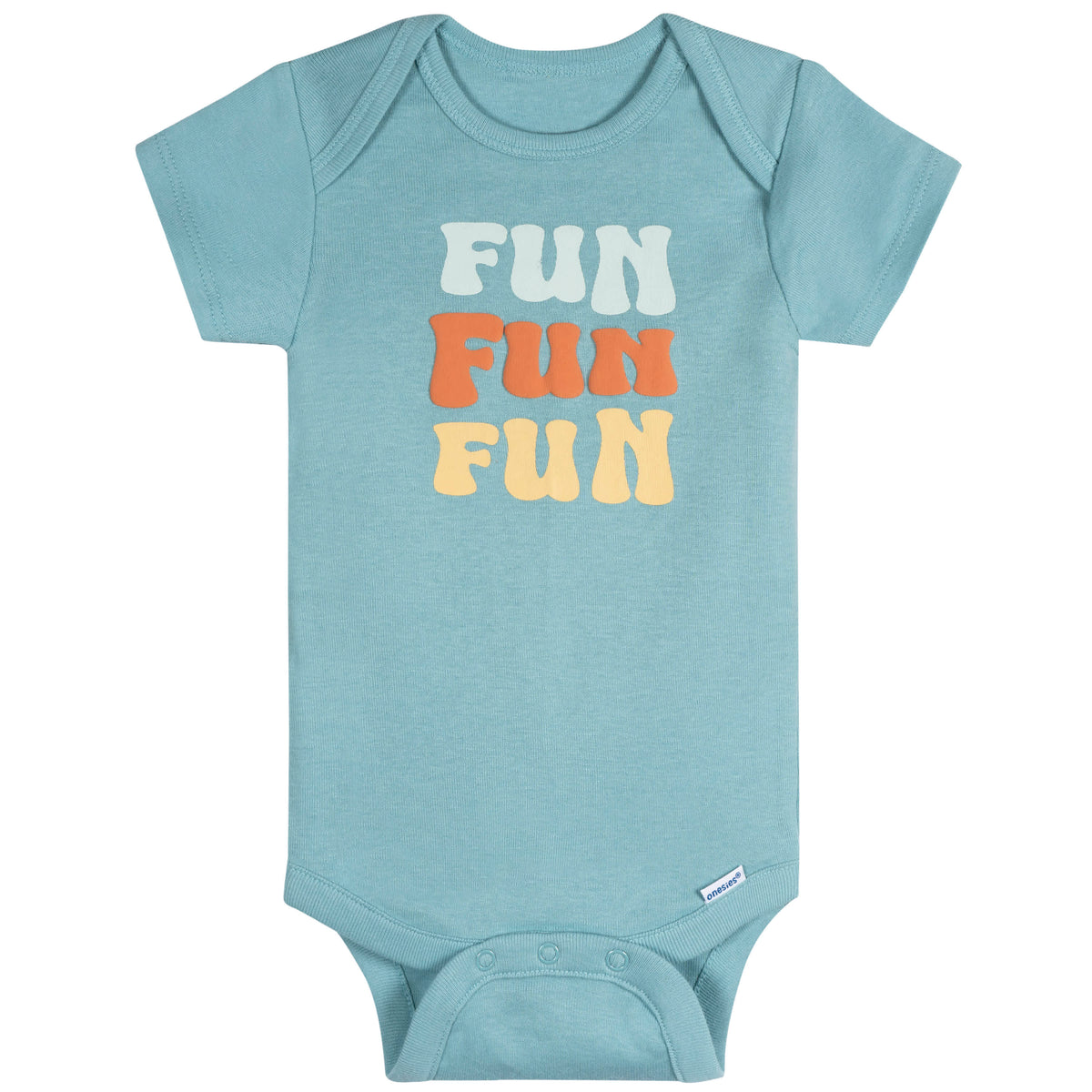 8-Pack Baby Neutral Fun Fun Fun Onesies Bodysuits, view 8