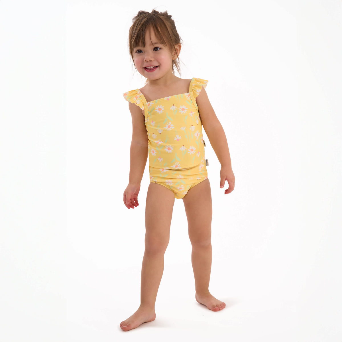 2-Piece Toddler Girls Daises Swimsuit, view 3