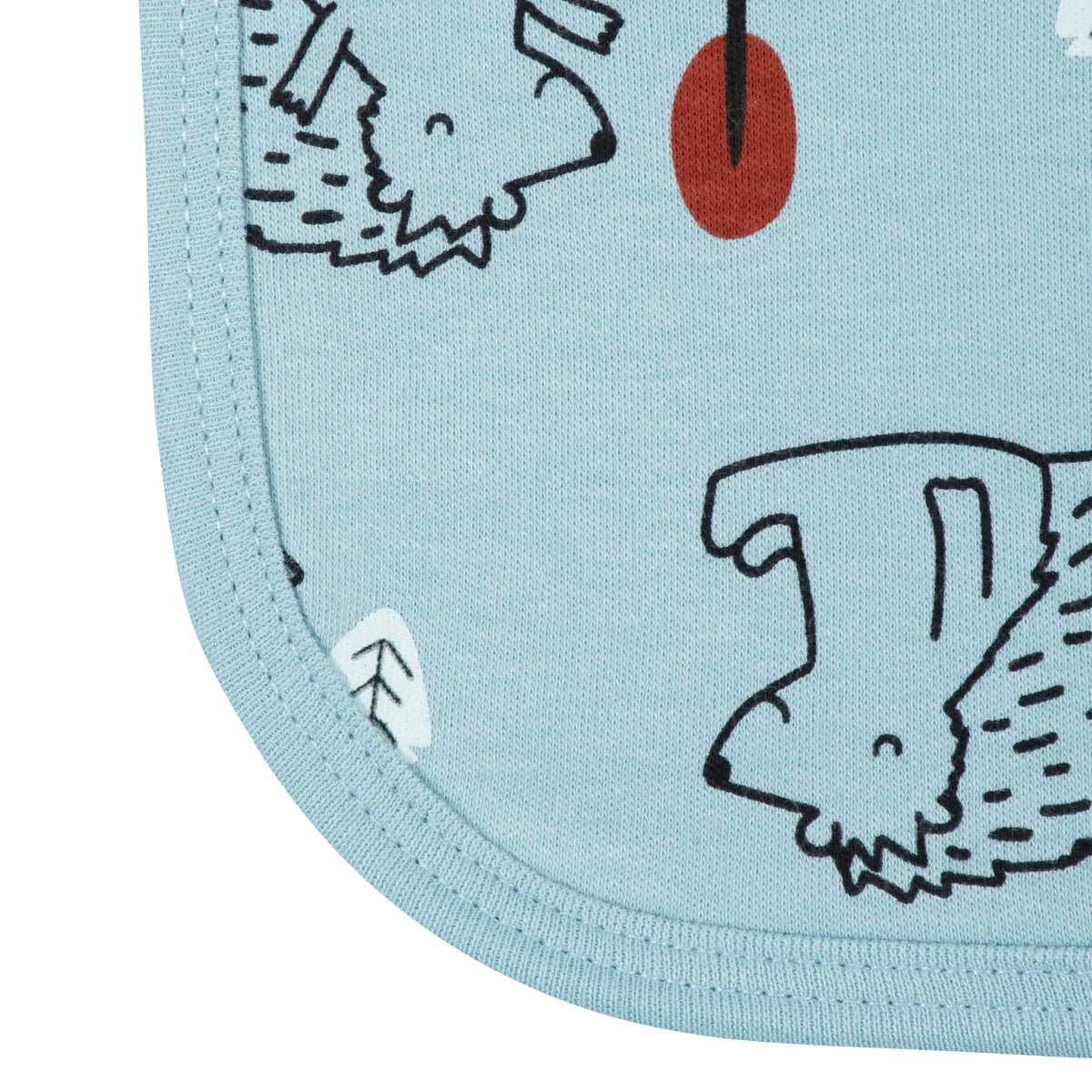 4-Pack Baby Boys Fox Burp Cloths, view 4