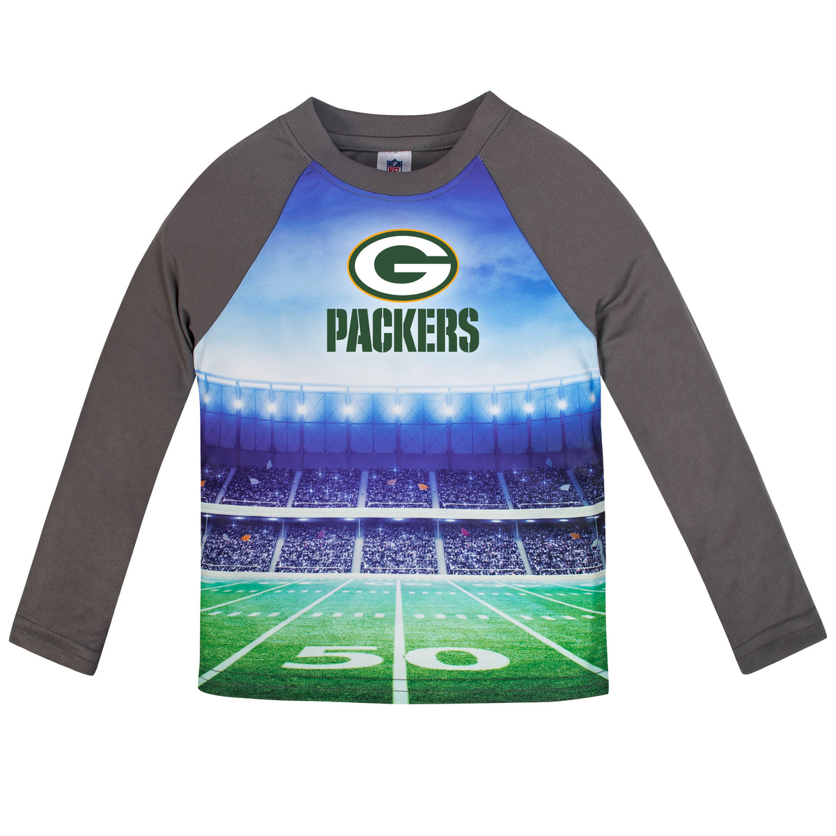 Green Bay Packers Toddler Boys Long Sleeve Tee Shirt